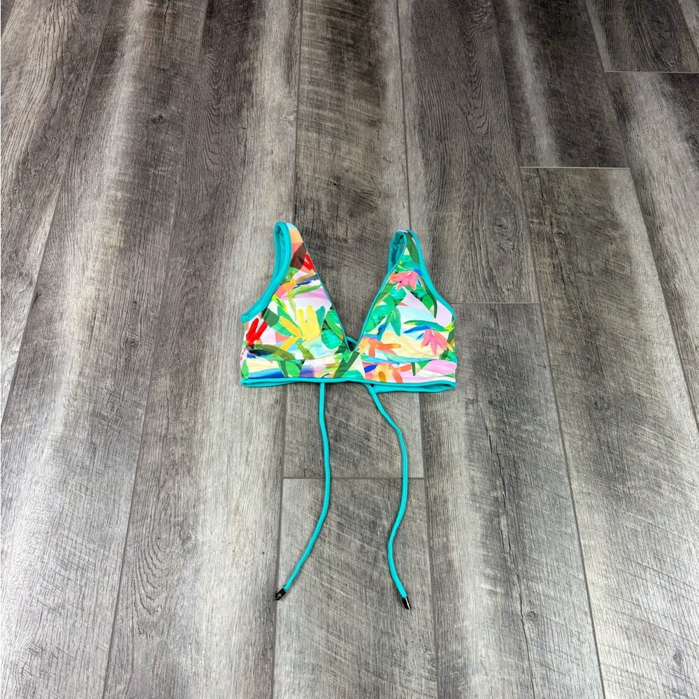 Maaji Teal Reversible Bikini Top‎